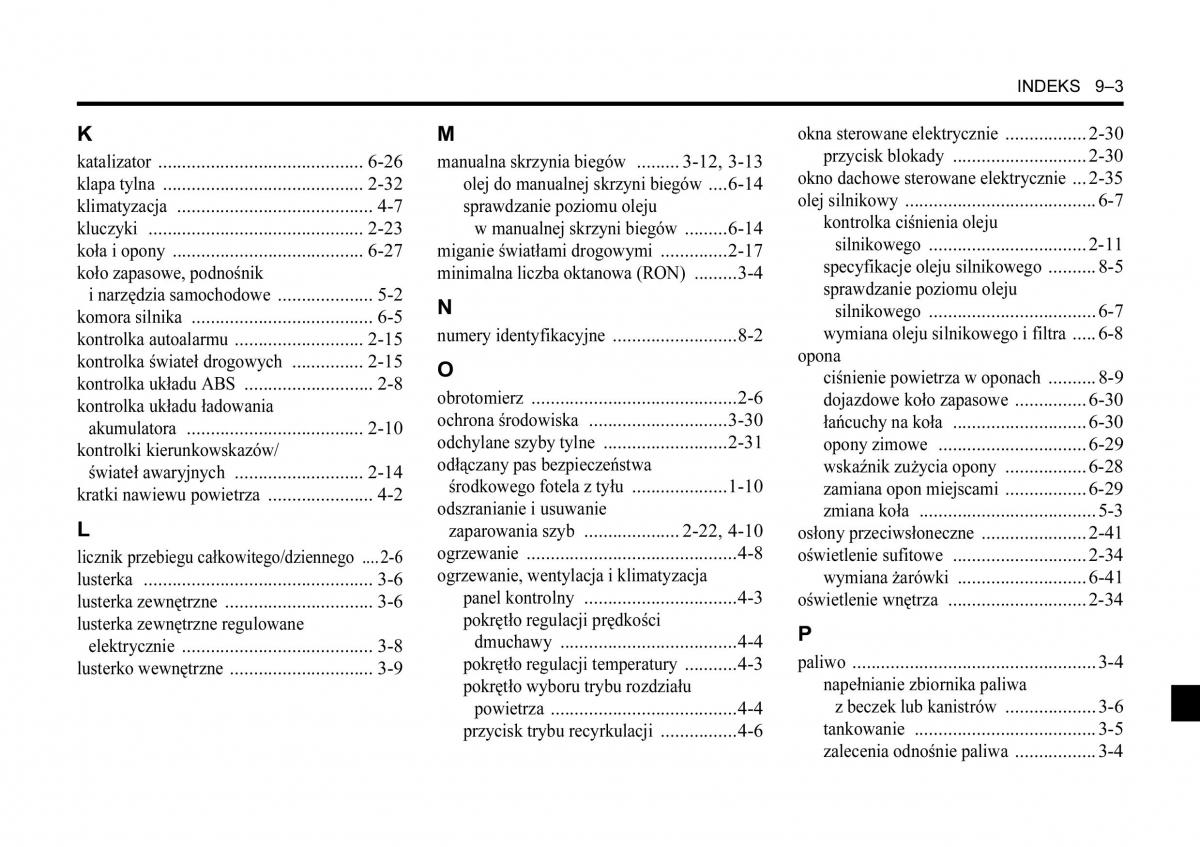 manual  Chevrolet Aveo I 1 instrukcja / page 267