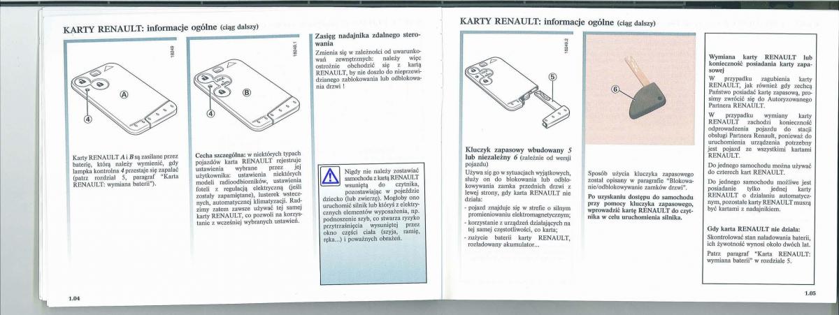 manual  Renault Laguna II 2 instrukcja / page 7