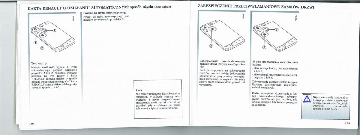 manual  Renault Laguna II 2 instrukcja / page 9