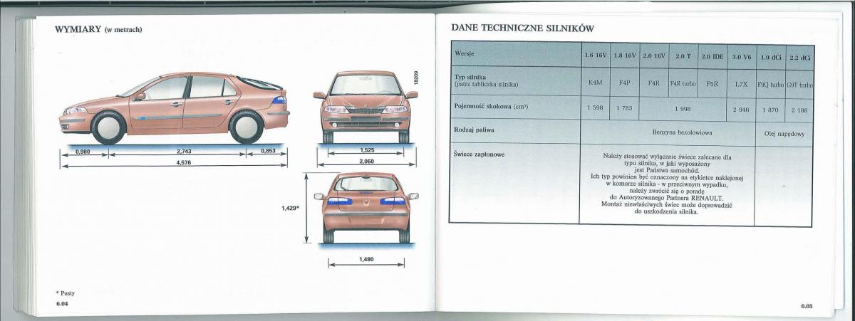 Renault Laguna II 2 instrukcja obslugi / page 120