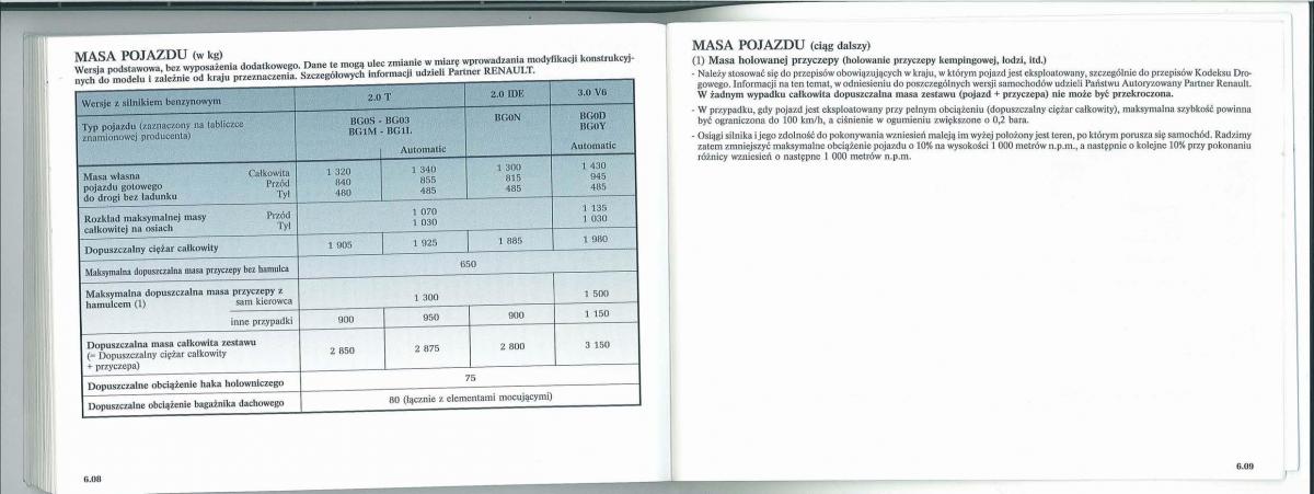 manual  Renault Laguna II 2 instrukcja / page 122