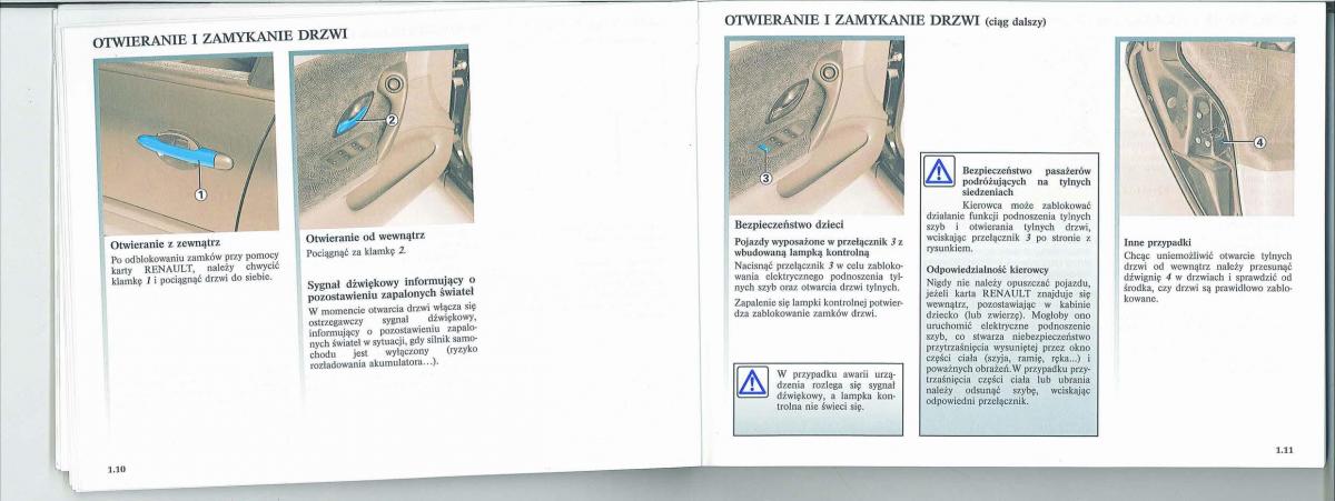 Renault Laguna II 2 instrukcja obslugi / page 10