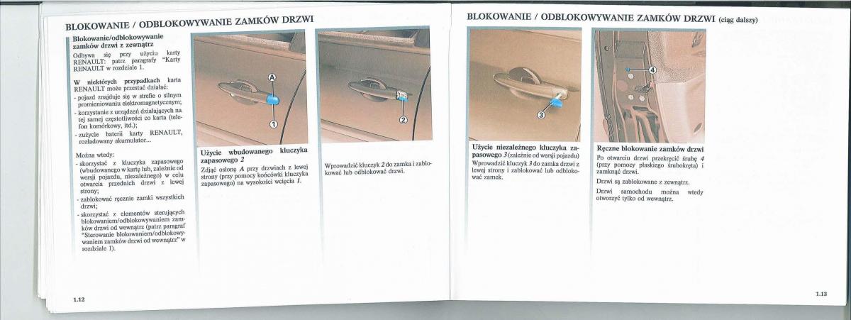 Renault Laguna II 2 instrukcja obslugi / page 11