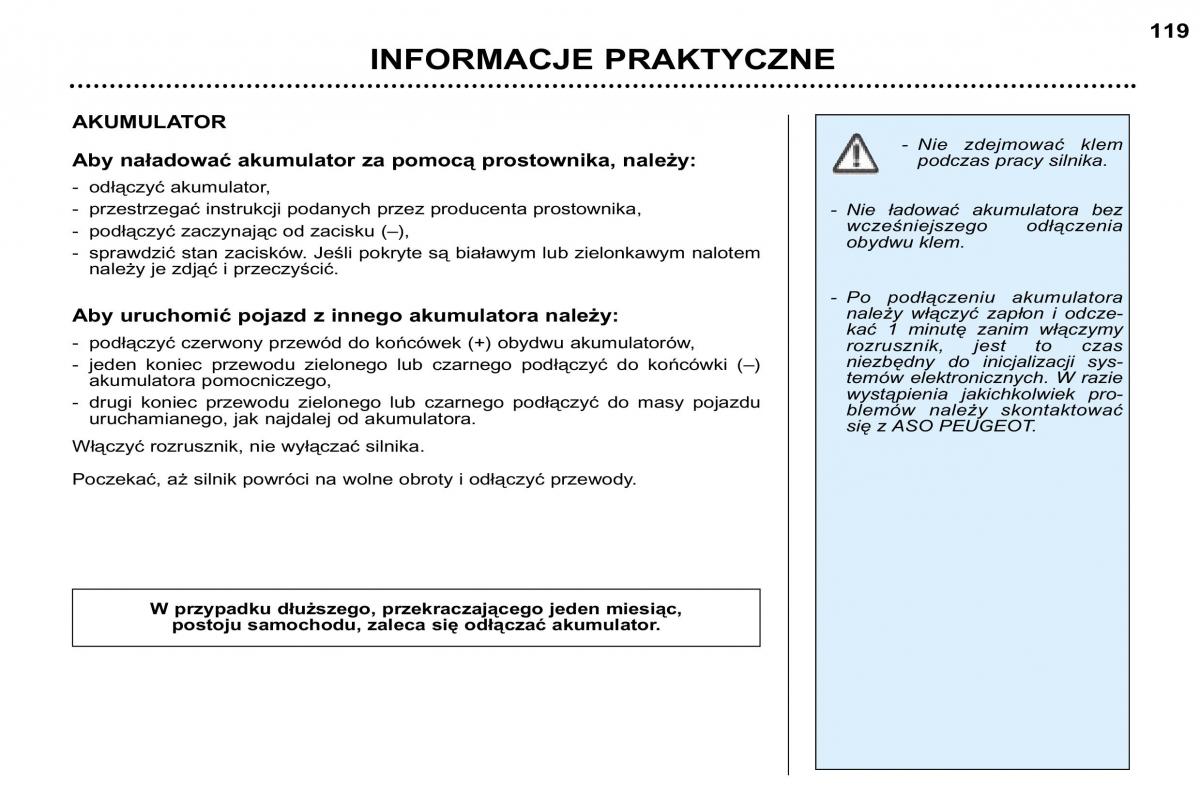 manual  Peugeot 307 SW instrukcja / page 132