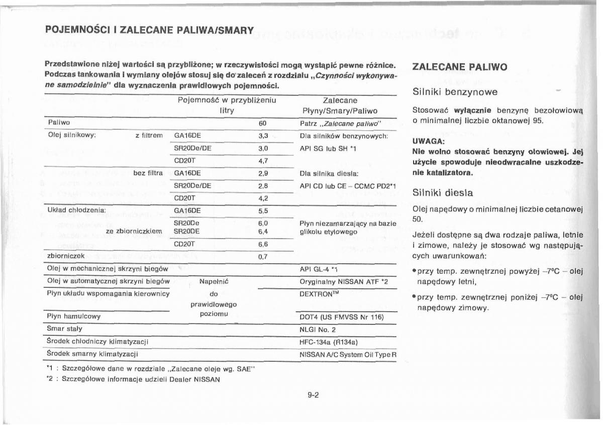 manual  Nissan Primera P11 II instrukcja / page 182