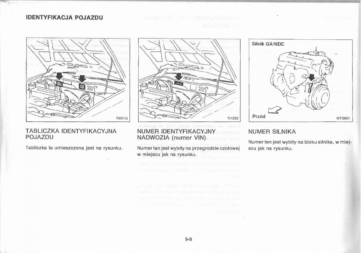 Nissan Primera P11 II instrukcja obslugi / page 188