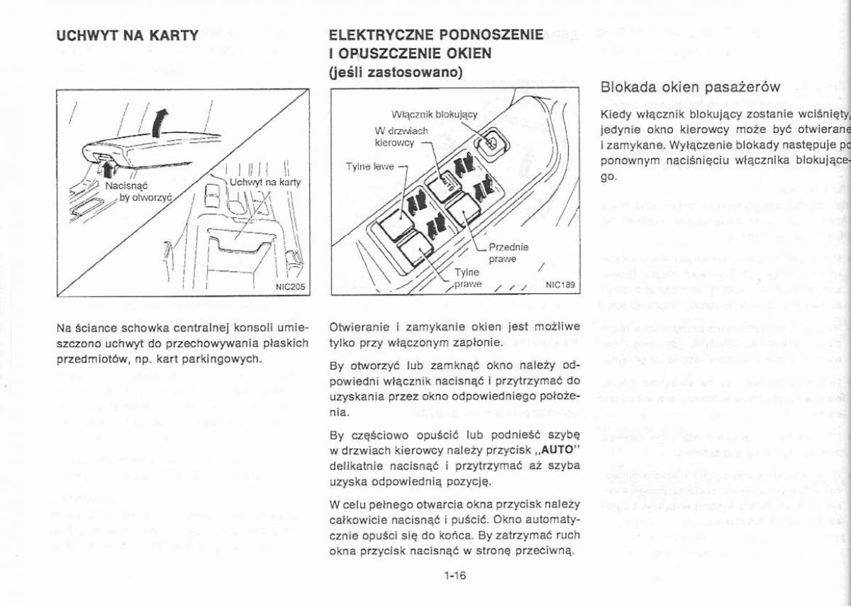 manual Nissan Primera Nissan / page 20