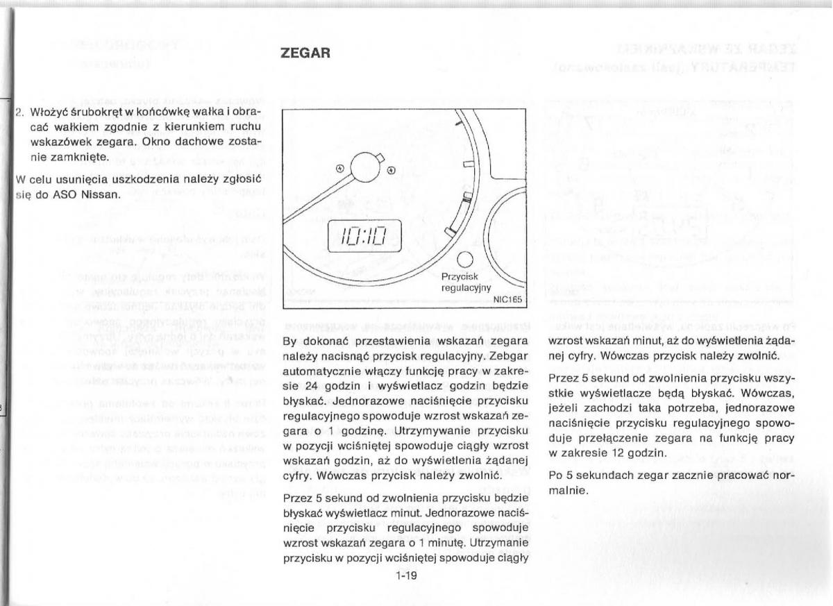Nissan Primera P11 II instrukcja obslugi / page 23