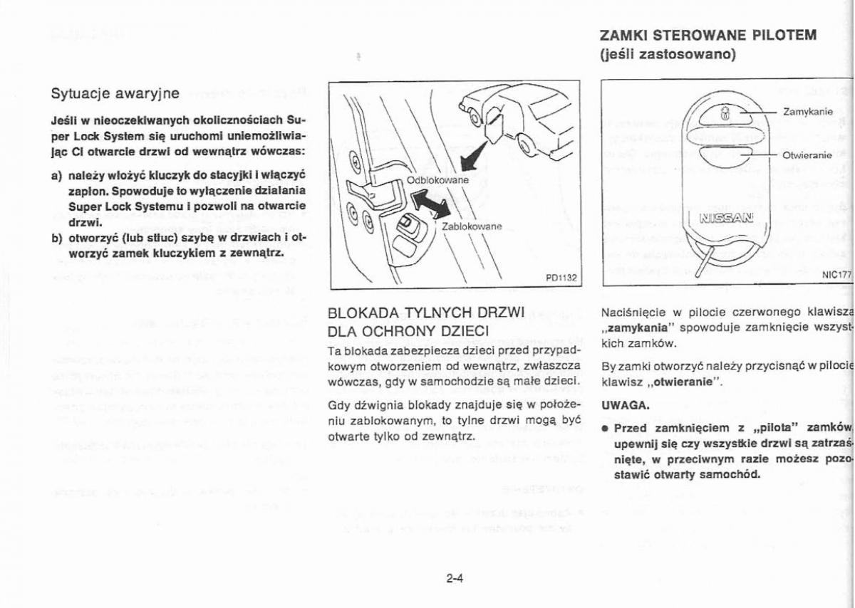 manual Nissan Primera Nissan / page 32