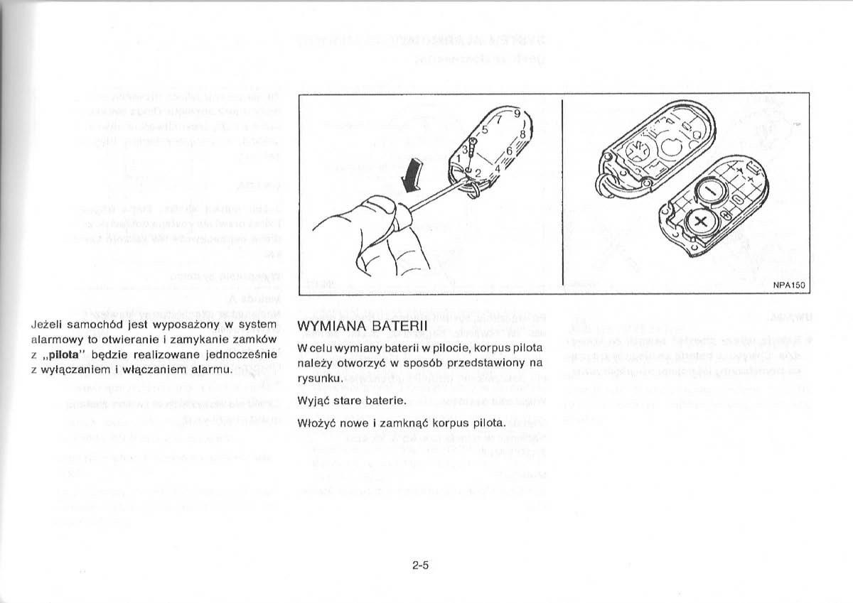 manual Nissan Primera Nissan / page 33