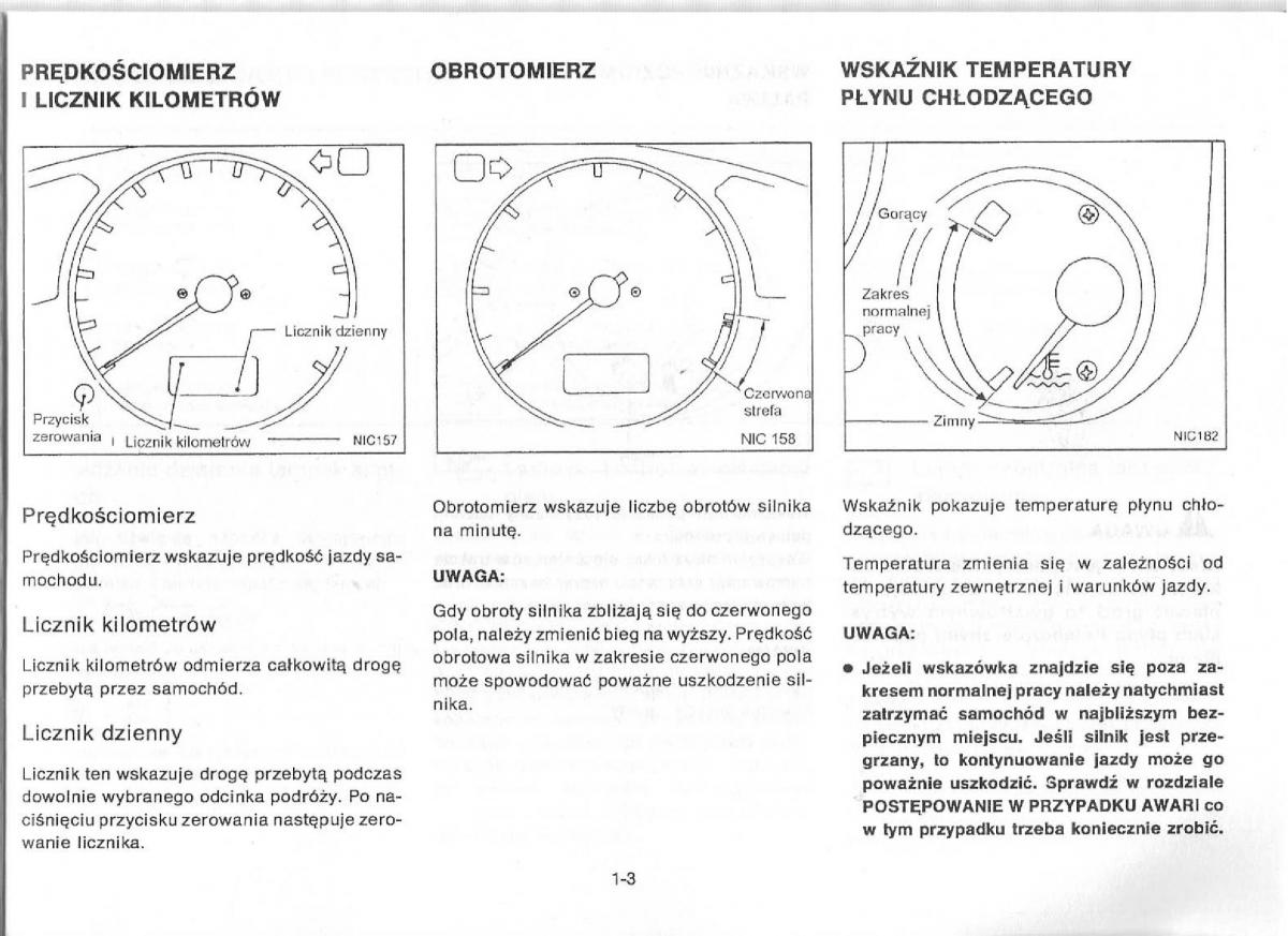 Nissan Primera P11 II instrukcja obslugi / page 7