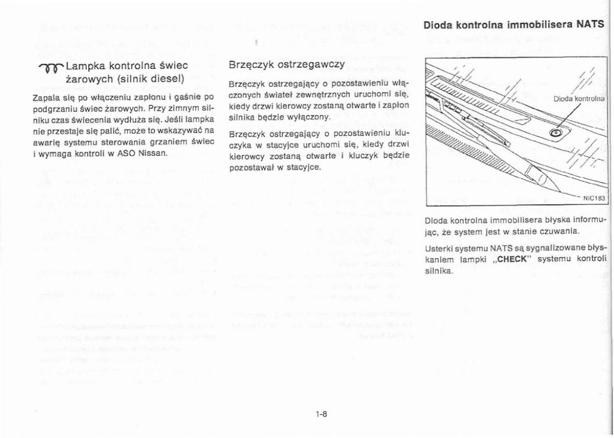 Nissan Primera P11 II instrukcja obslugi / page 12