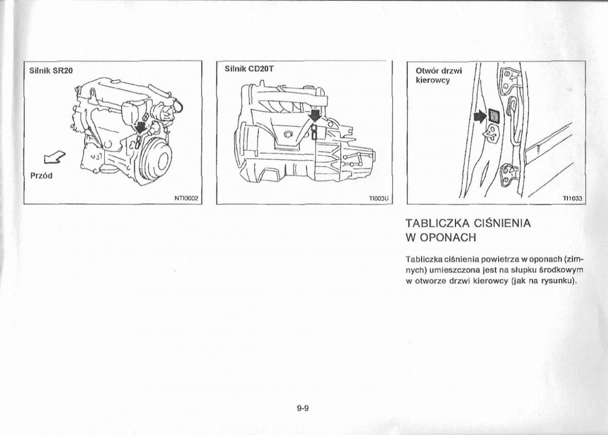 Nissan Primera P11 II instrukcja obslugi / page 189