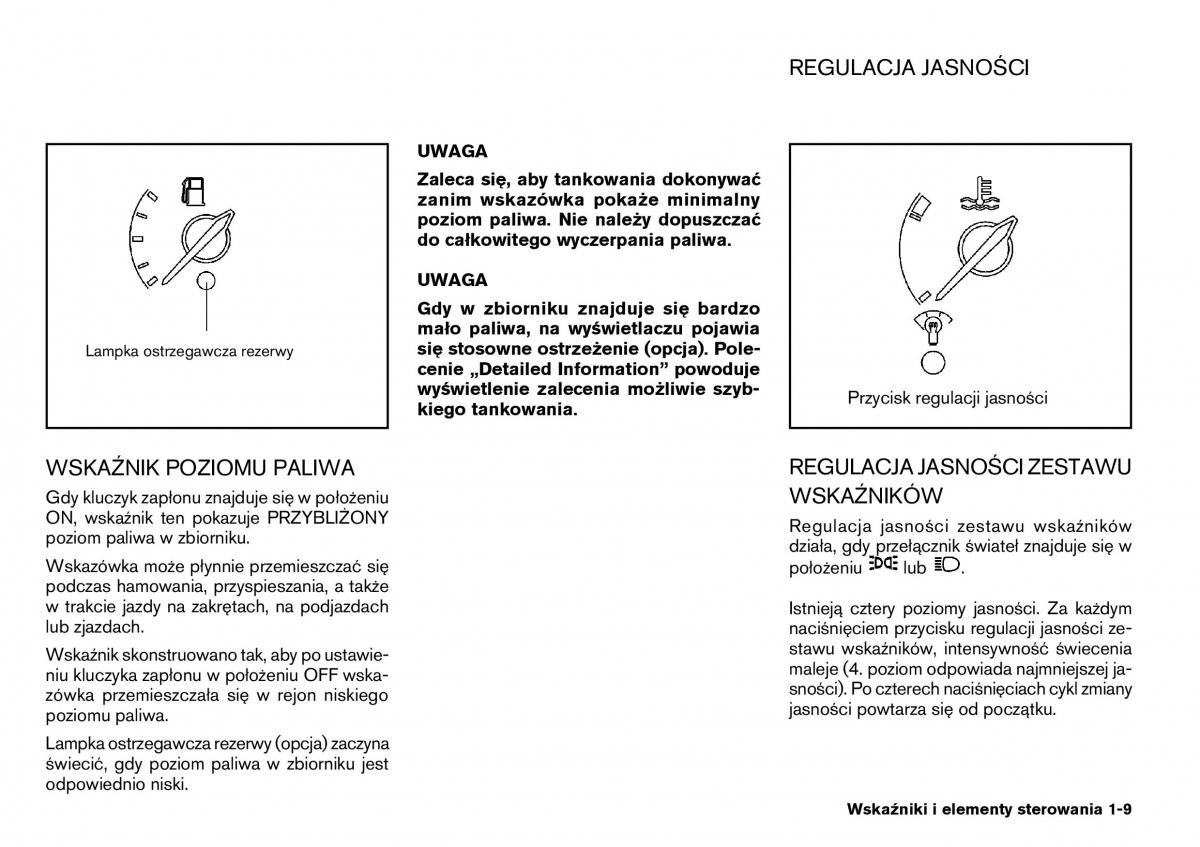 manual Nissan Primera Nissan / page 9