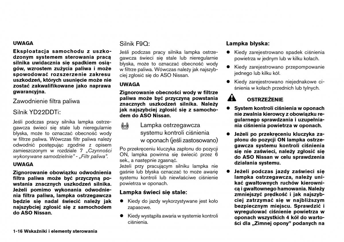manual  Nissan Primera P12 III instrukcja / page 16