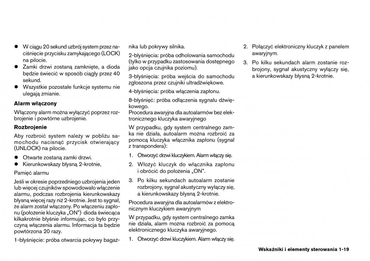 manual  Nissan Primera P12 III instrukcja / page 19