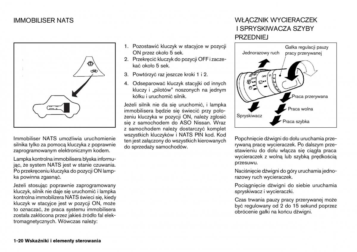 manual  Nissan Primera P12 III instrukcja / page 20