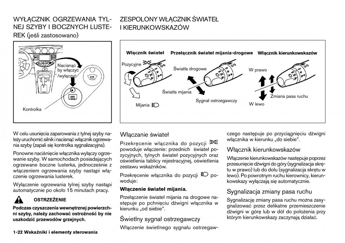 manual  Nissan Primera P12 III instrukcja / page 22