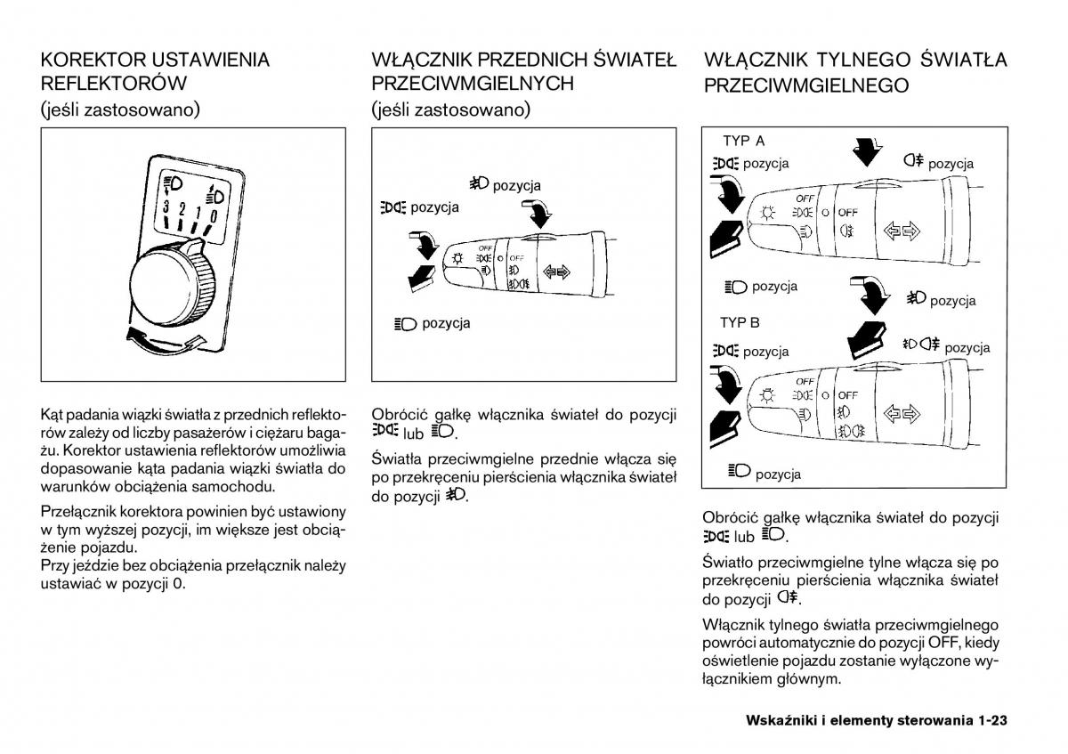 manual  Nissan Primera P12 III instrukcja / page 23