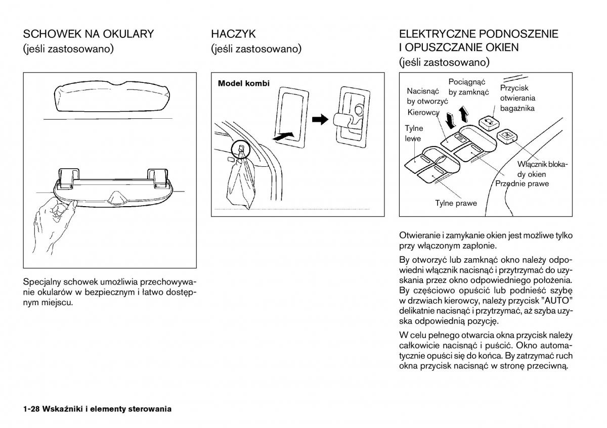 Nissan Primera P12 III instrukcja obslugi / page 28