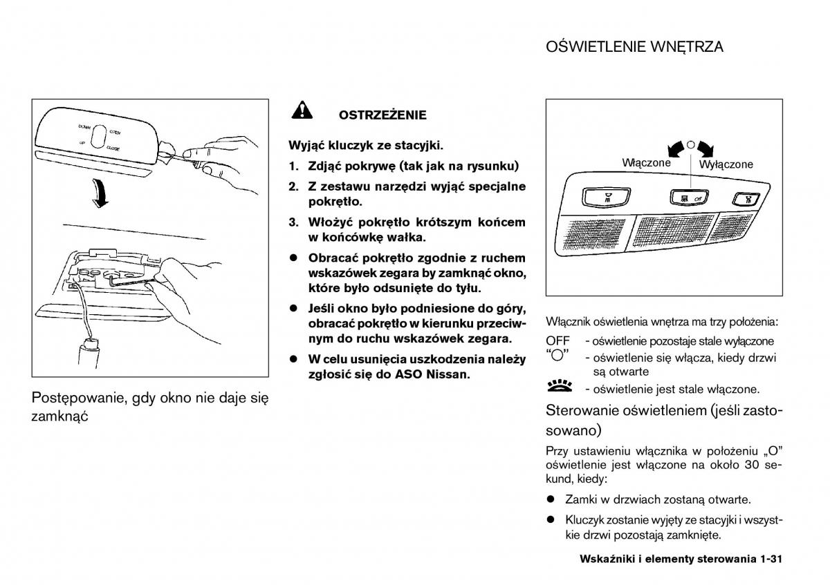 manual Nissan Primera Nissan / page 31