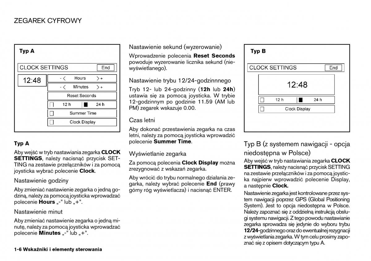 Nissan Primera P12 III instrukcja obslugi / page 6