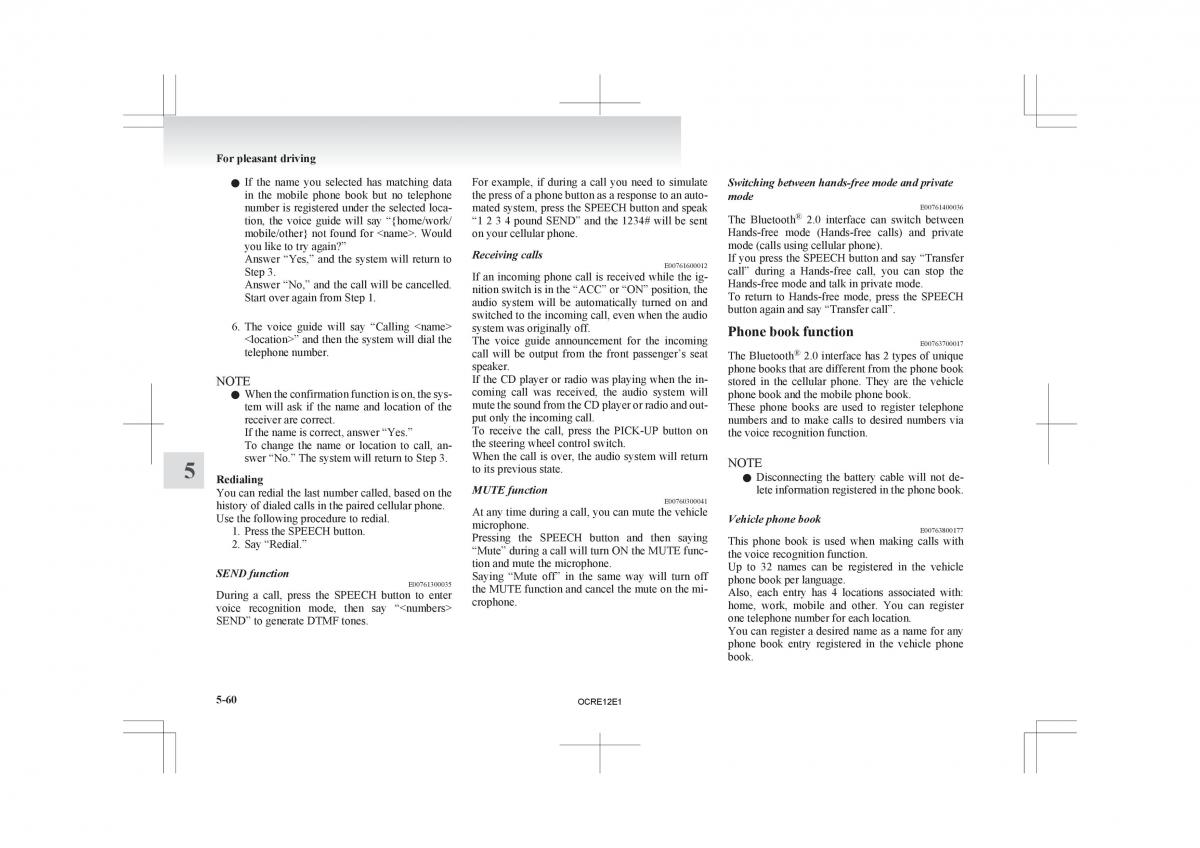 Mitsubishi L200 IV manual / page 243