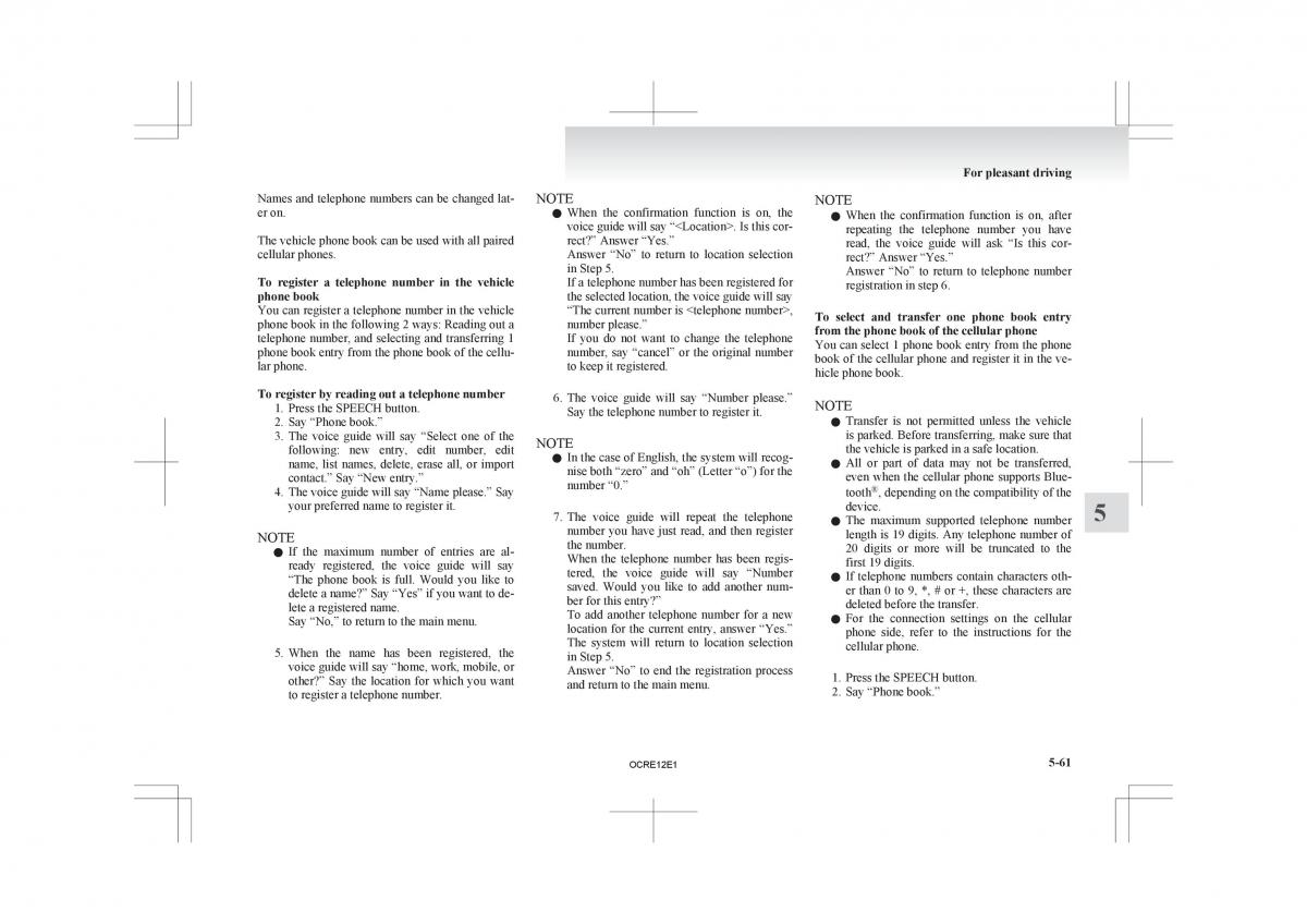 Mitsubishi L200 IV manual / page 244
