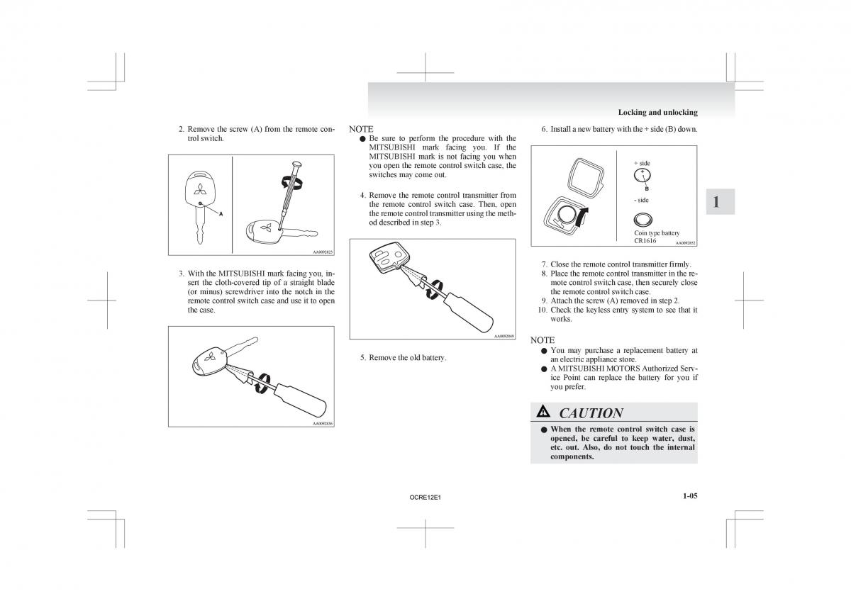 Mitsubishi L200 IV manual / page 34