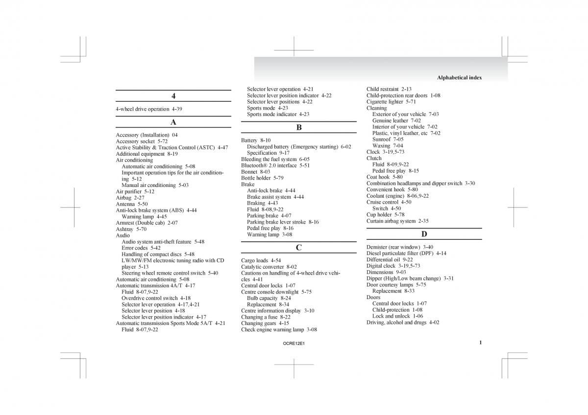 Mitsubishi L200 IV manual / page 356