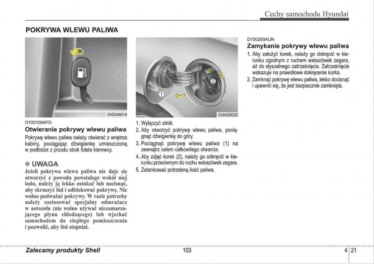 Hyundai i30 I 1 instrukcja obslugi / page 103