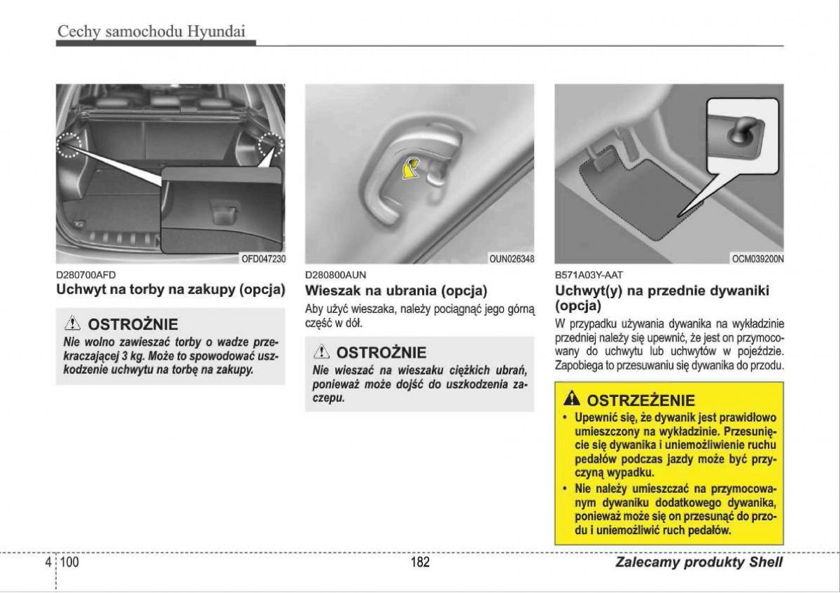 Hyundai i30 I 1 instrukcja obslugi / page 182