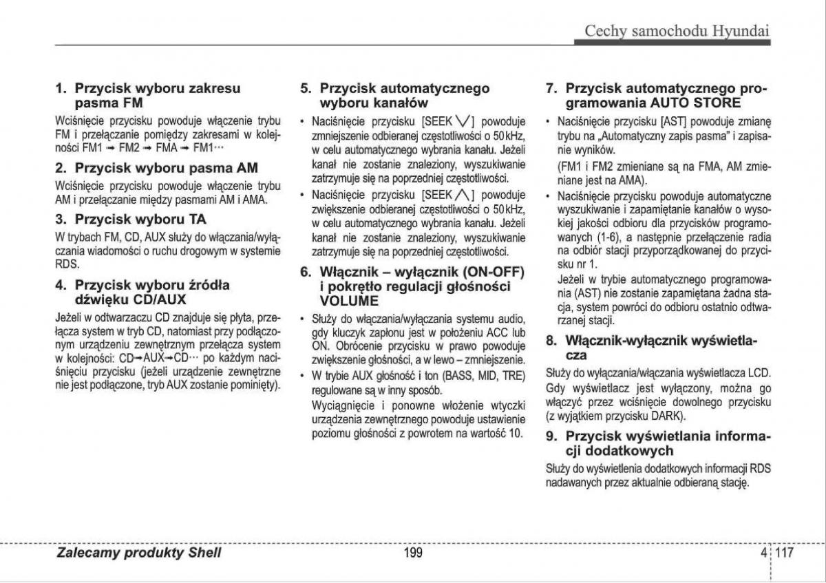Hyundai i30 I 1 instrukcja obslugi / page 199