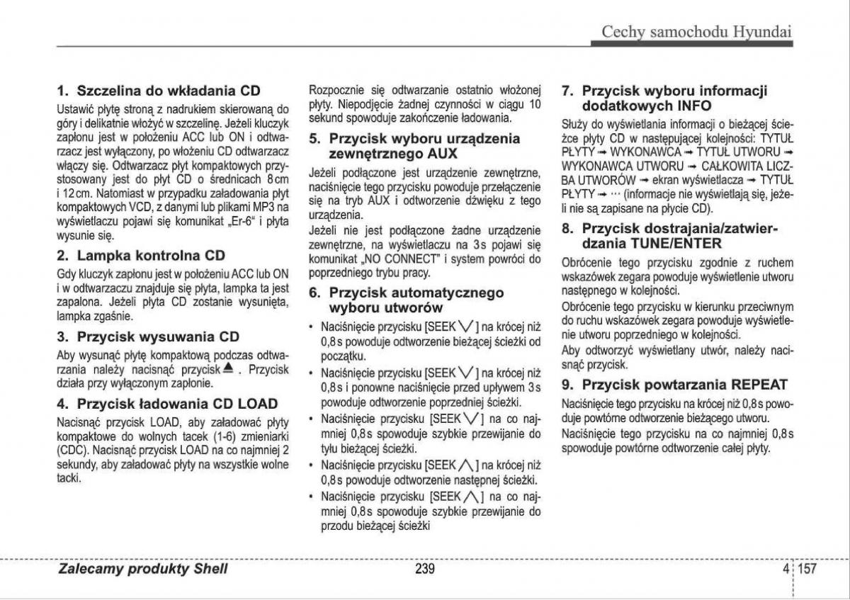 Hyundai i30 I 1 instrukcja obslugi / page 239