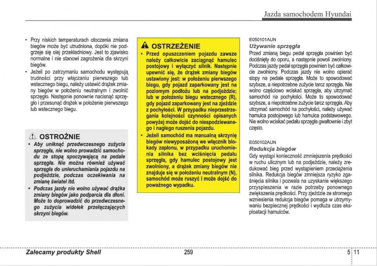 Hyundai i30 I 1 instrukcja obslugi / page 259