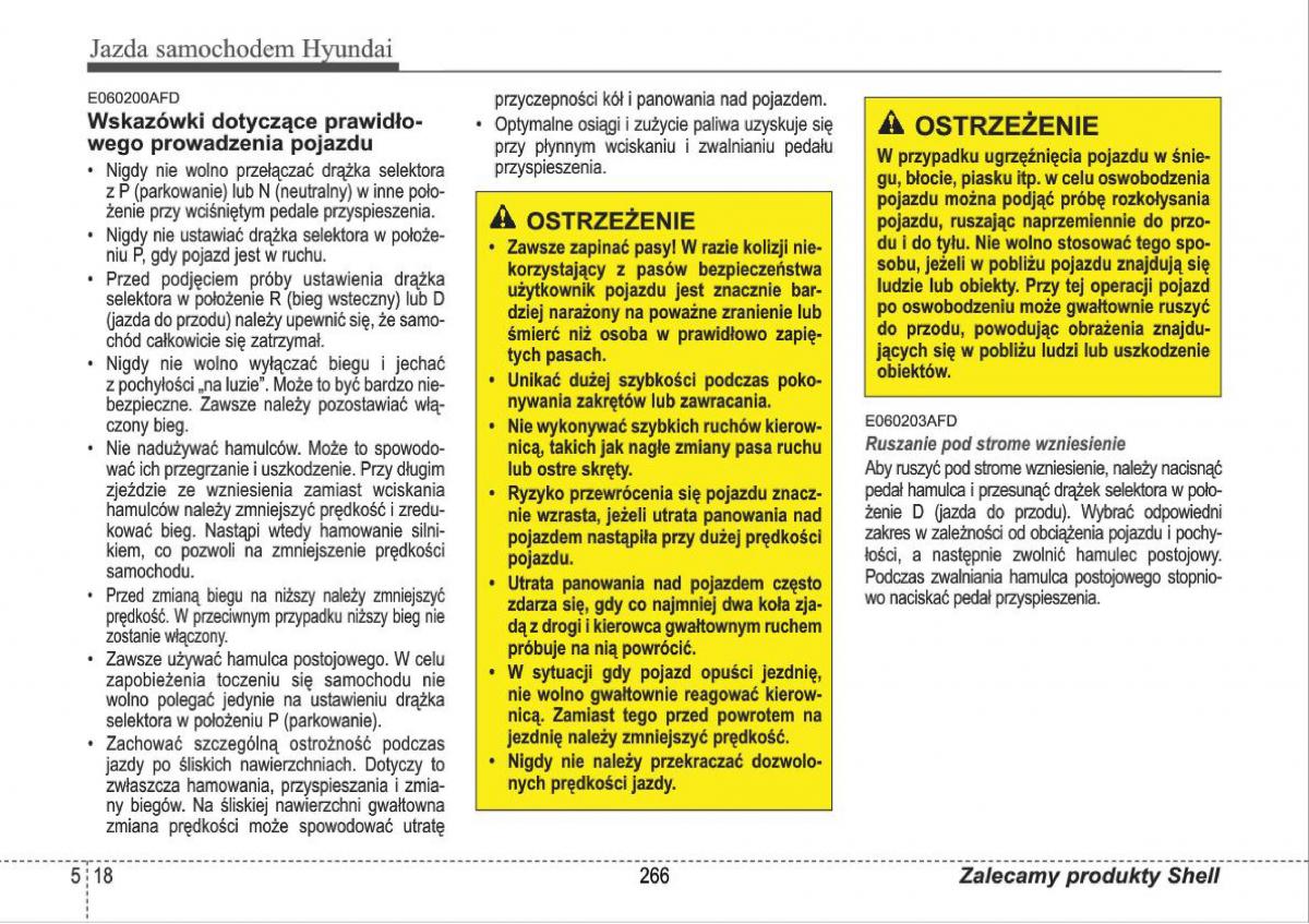 Hyundai i30 I 1 instrukcja obslugi / page 266
