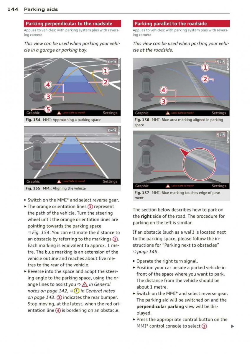Audi A3 S3 III owners manual / page 146