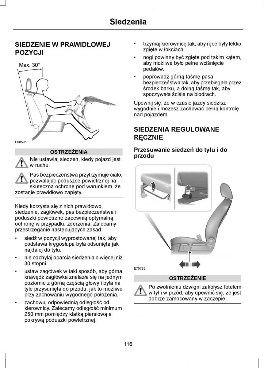 Ford Mondeo IV 4 instrukcja obslugi / page 118