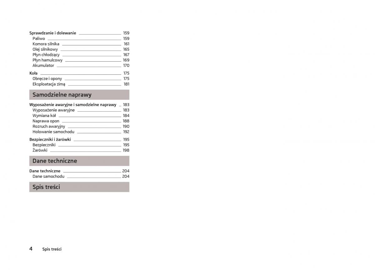 Skoda Fabia II 2 instrukcja obslugi / page 7