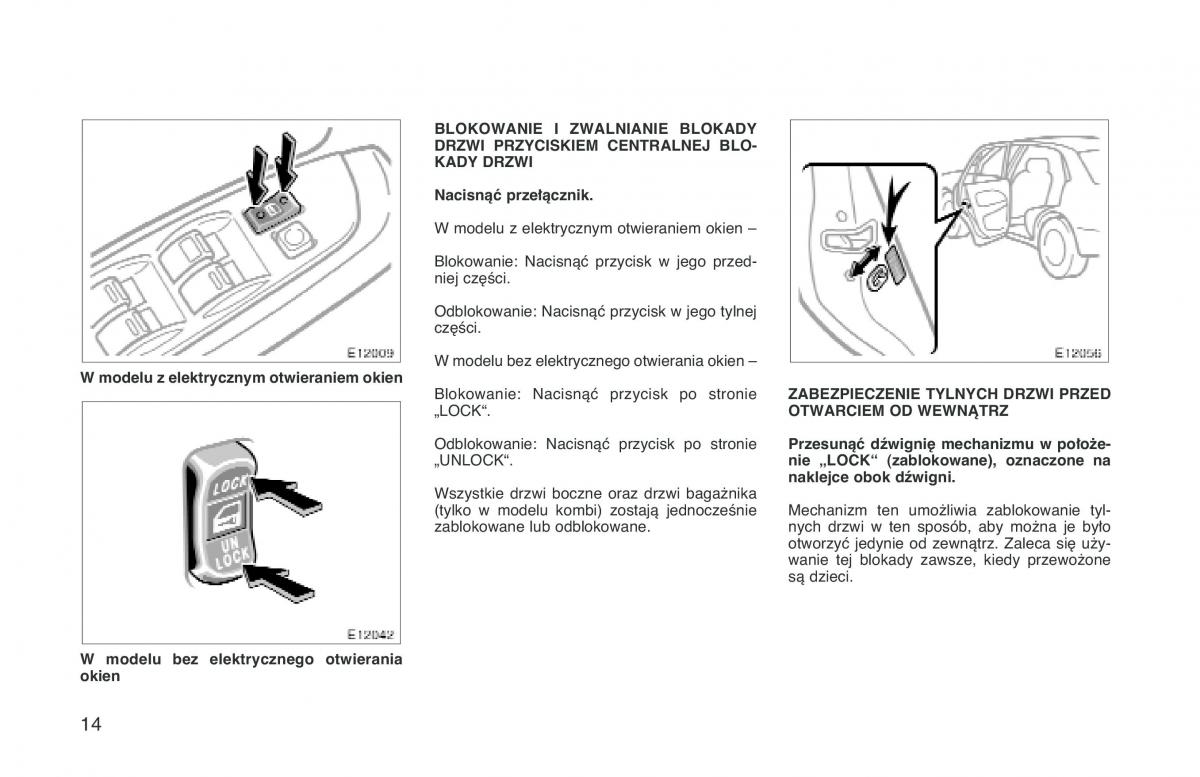 manual  Toyota Corolla VIII 8 E110 instrukcja / page 21