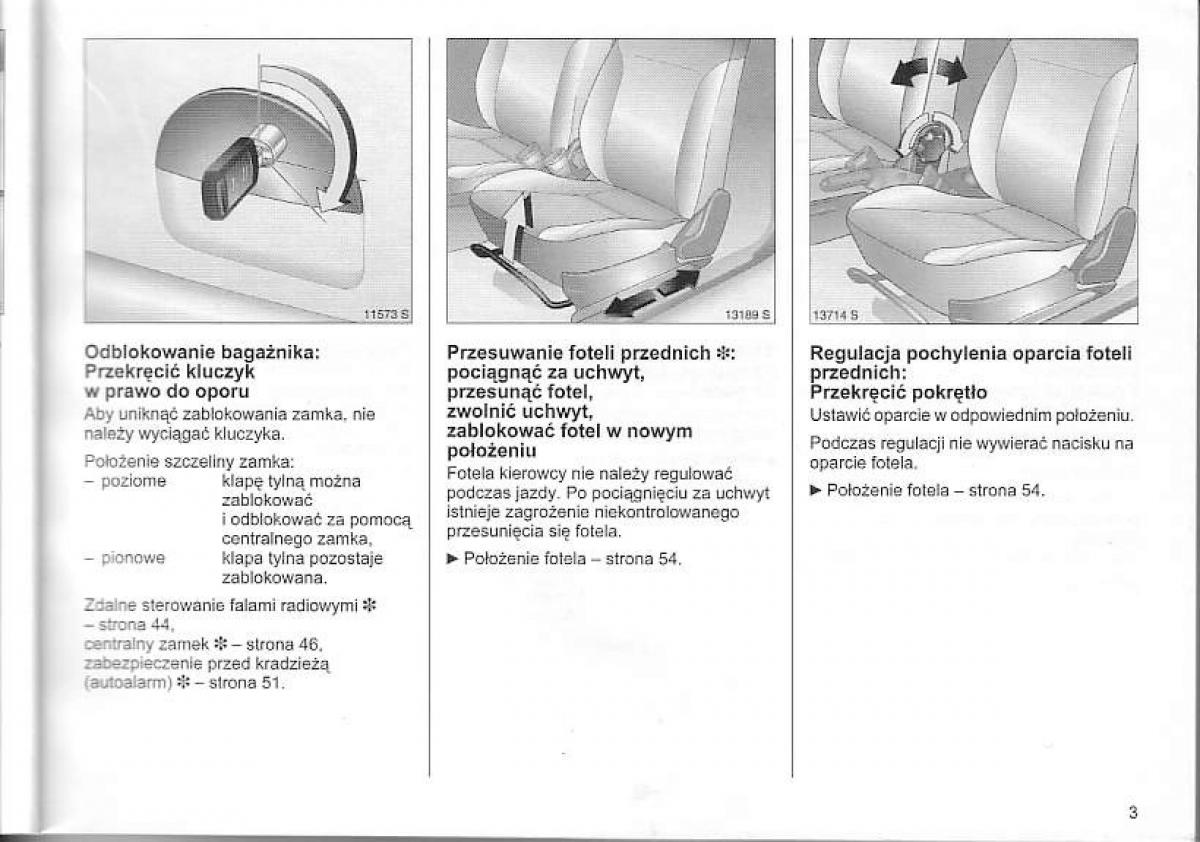 manual  Opel Corsa C instrukcja / page 7