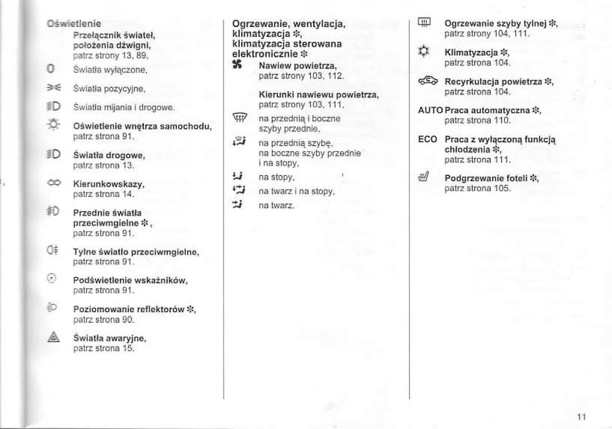 Opel Corsa C instrukcja obslugi / page 15