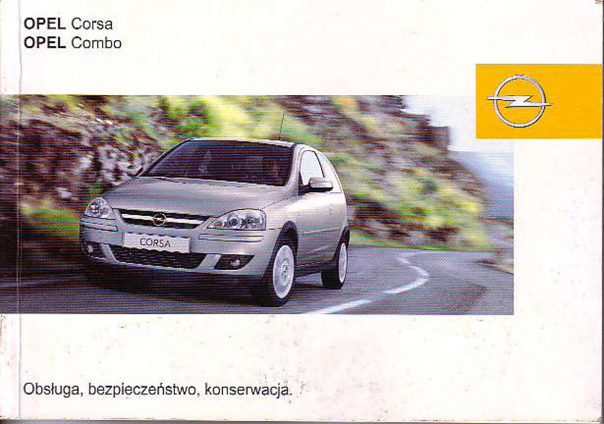 Opel Corsa C instrukcja obslugi / page 1