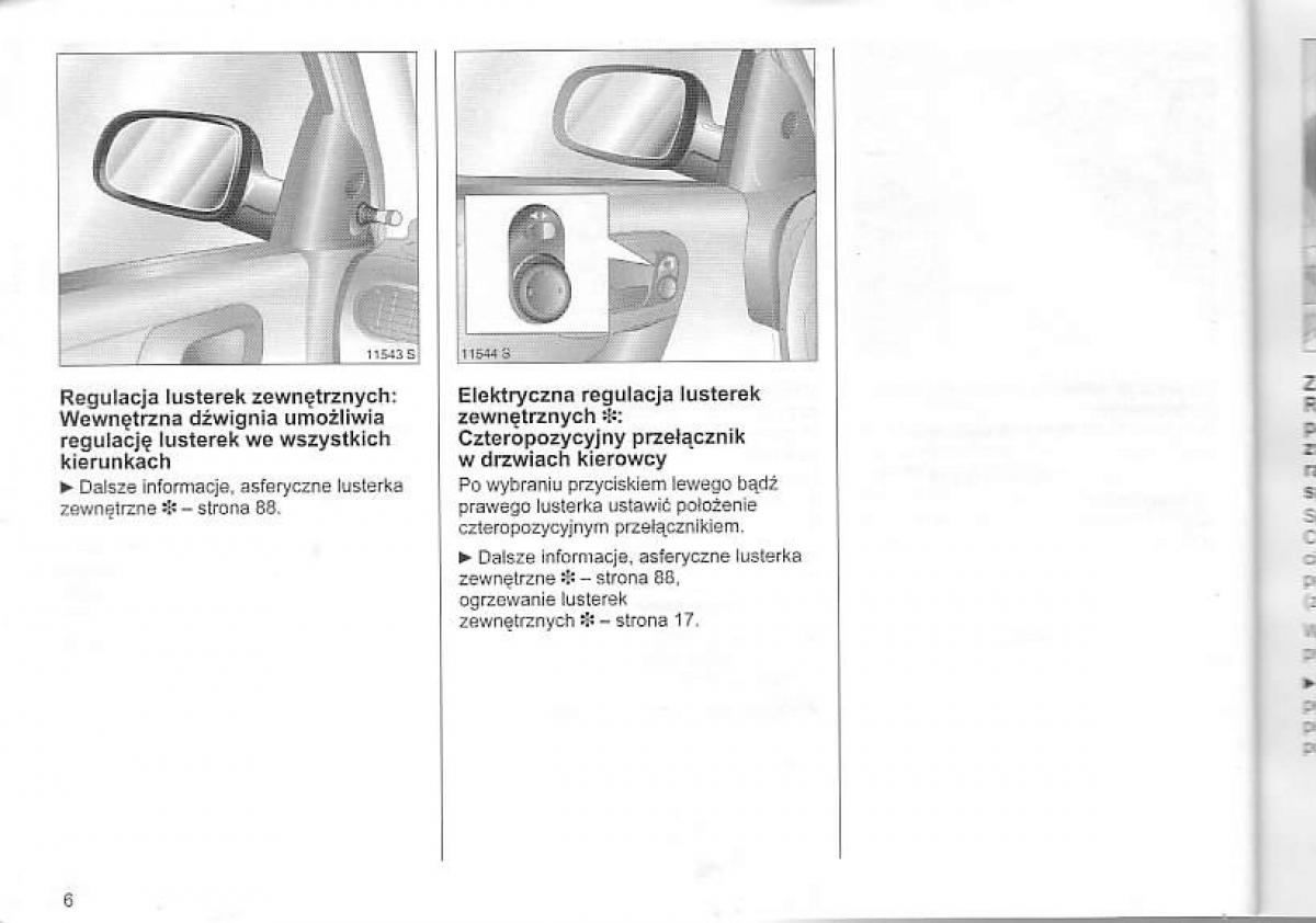 Opel Corsa C instrukcja obslugi / page 10