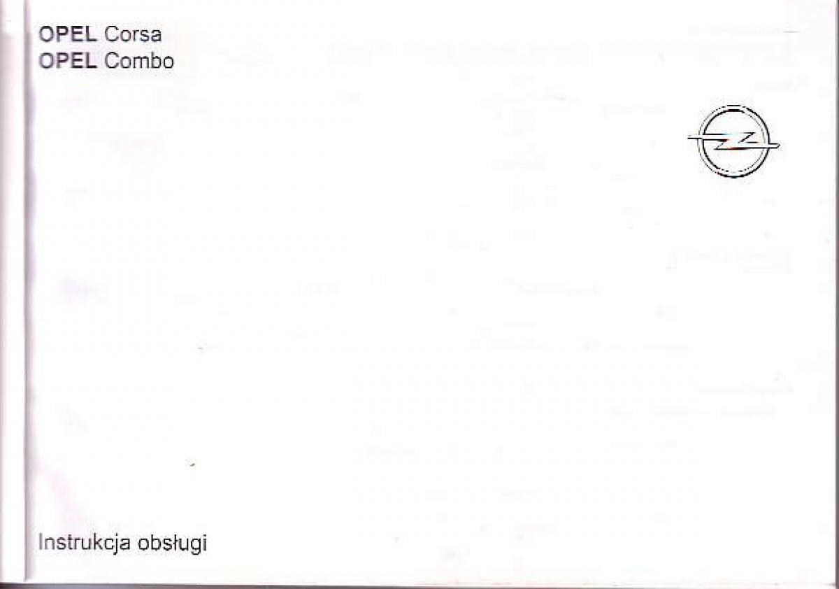 Opel Corsa C instrukcja obslugi / page 2