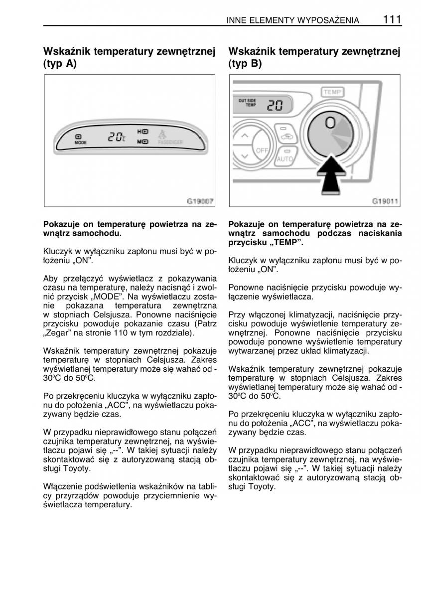 Toyota Celica VII 7 instrukcja obslugi / page 118