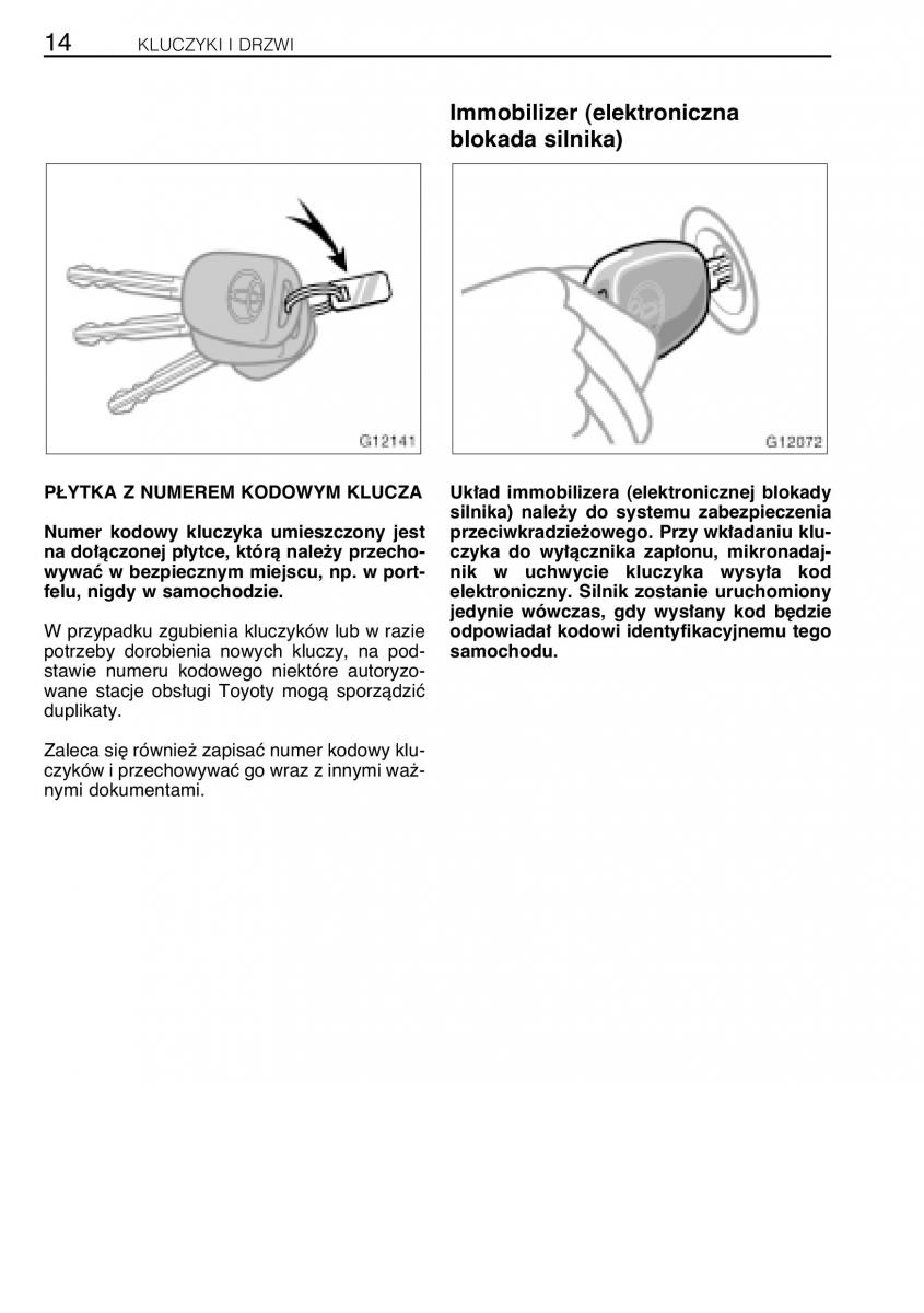 manual  Toyota Celica VII 7 instrukcja / page 21