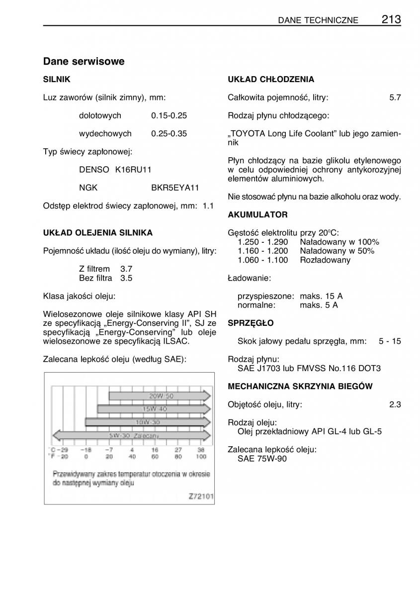 Toyota Celica VII 7 instrukcja obslugi / page 220