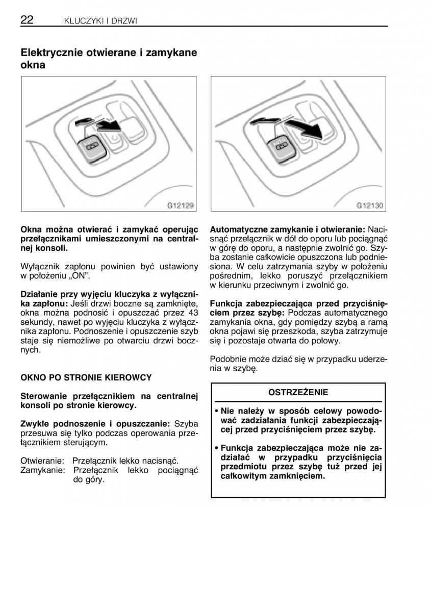 Toyota Celica VII 7 instrukcja obslugi / page 29