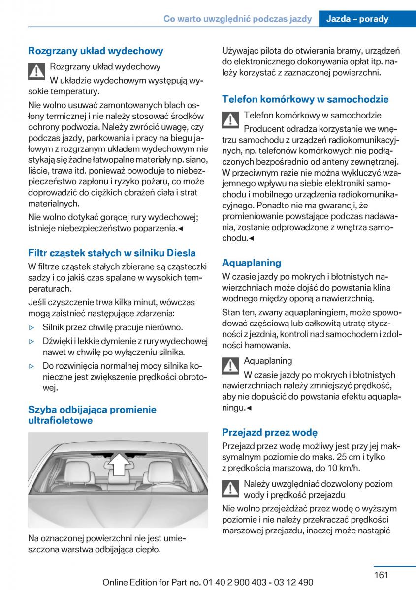 BMW 6 F06 Gran Coupe Instrukcja / page 161